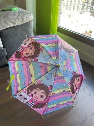 Paraguas Gabby's Dollhouse Infantil Nuevo