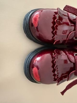 Zapato Pabloky charol granate T.30