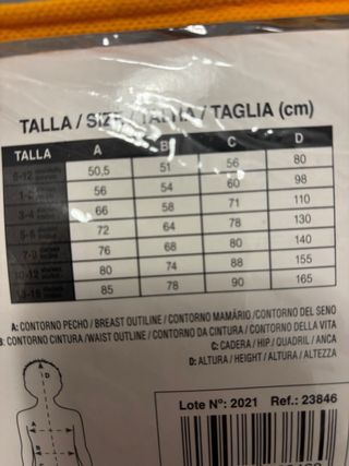 Disfraz Chándal 80s Talla 5-6