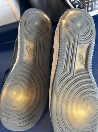 Nike Air Force 1 Negras/Grises Talla X