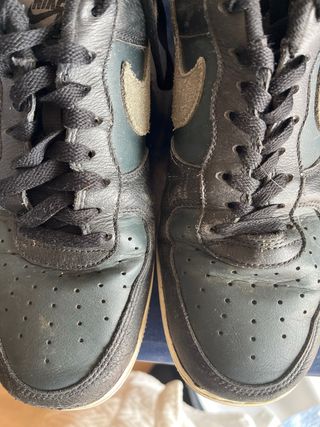 Nike Air Force 1 Negras/Grises Talla X