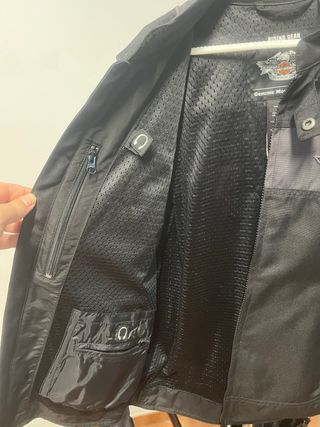 Chaqueta Harley-Davidson Negra y Gris