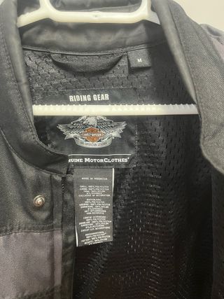 Chaqueta Harley-Davidson Negra y Gris