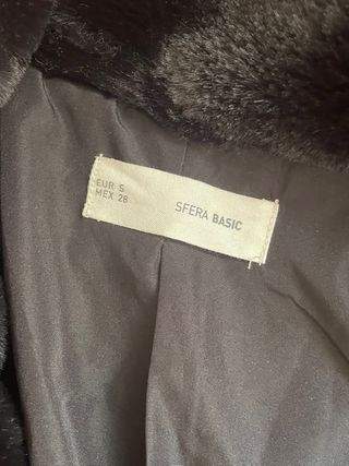 Abrigo pelo Sfera Talla S