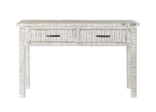 Aparador de madera con 2 cajones