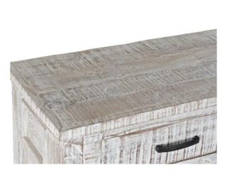 Aparador de madera con 2 cajones