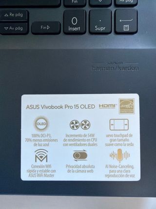ASUS VivoBook Pro15 OLED Ryzen 5/16GB/512GB/RTX350
