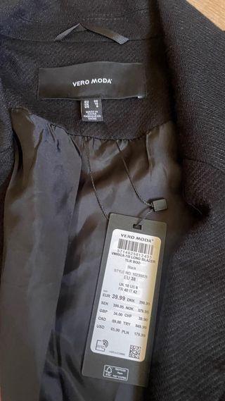 Americana Vero Moda Negra