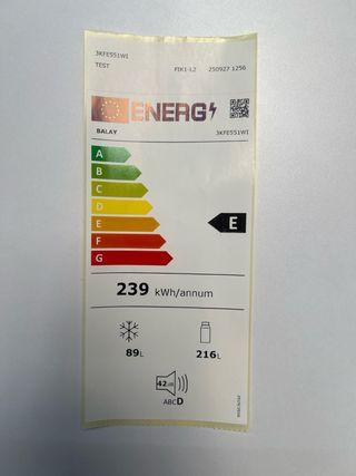 Frigorífico Balay 3KFE551WI - NUEVO!