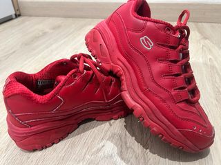 Zapatillas Skechers Rojas
