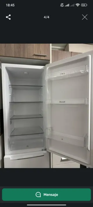 Nevera Brandt blanca