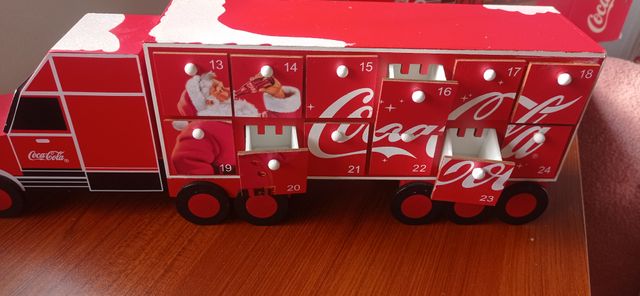 Calendario adviento camion cocacola+regalo