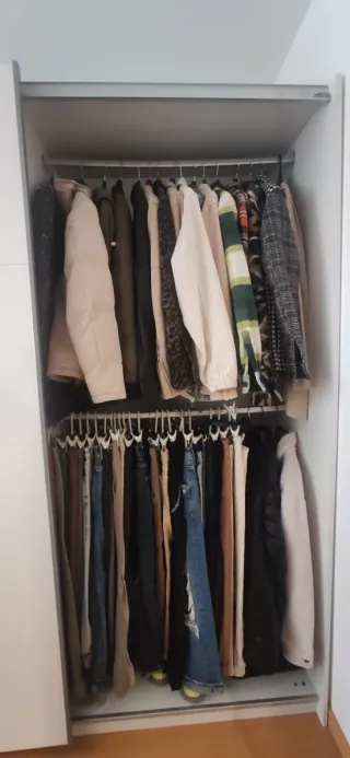 Armarios modernos blanco y negro