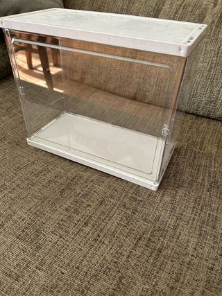 Vitrina expositora metacrilato blanca