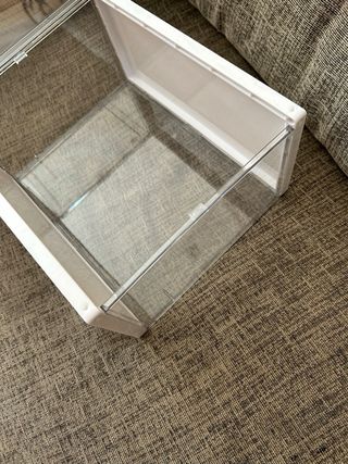 Vitrina expositora metacrilato blanca