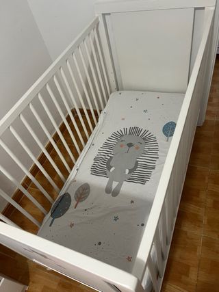 Cuna 120x60 + Colchón + Cuña