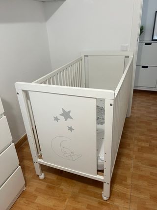Cuna 120x60 + Colchón + Cuña