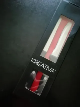 Set 2 Coltelli Bistecca Kreativa Acciaio Inox