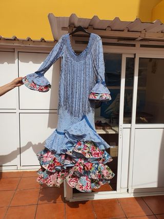 Vestido Flamenco Aire de Feria. Talla 38/40