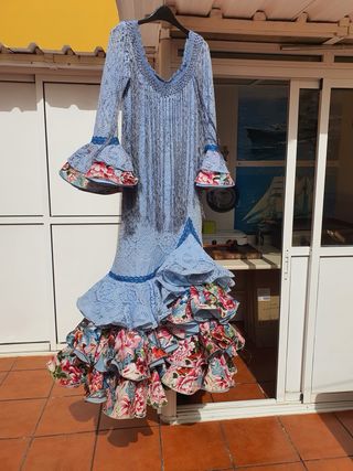 Vestido Flamenco Aire de Feria. Talla 38/40