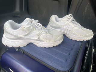 Zapatillas Nike Blancas y Plateadas