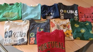 Kit 10 T-shirts 18-24 meses +-
