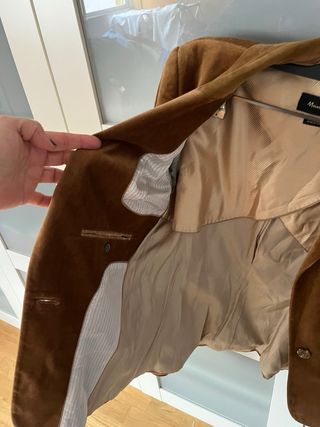 Preciosa Chaqueta Massimo Dutti Marrón