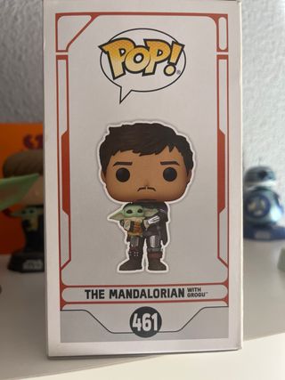 Funko Pop Star Wars Mandalorian con Grogu