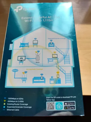 TP-Link AC1750 Wi-Fi Range Extender RE450