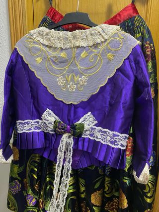 Indumentaria Fallera Negra Multicolor