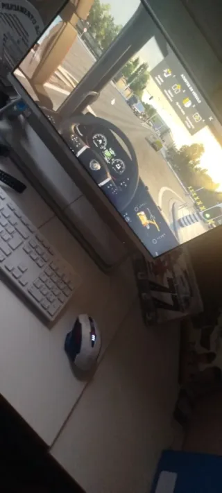 Ratón Gamer Inphic Blanco y Azul