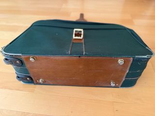 Maleta Grande Samsonite Cuero Verde