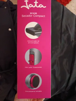 Secador de pelo Jata SC43B Compacto