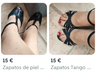 Pack Zapatos Tango Piel T39-40 diferentes marcas.