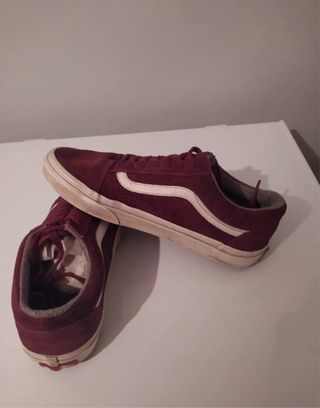 Zapatillas Vans Rojas