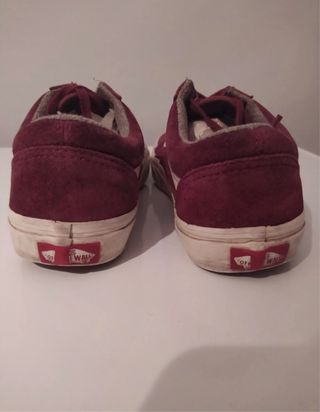 Zapatillas Vans Rojas