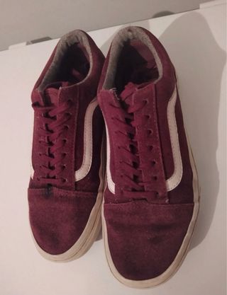 Zapatillas Vans Rojas