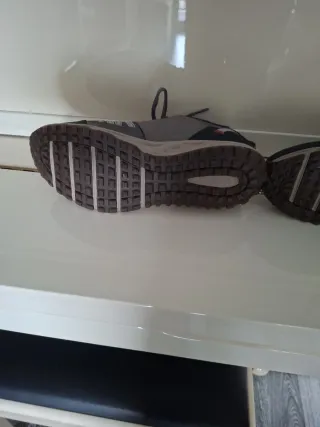 Zapatillas Skechers Trail Gris Naranja