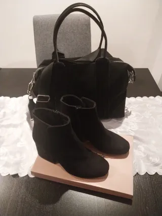Bolso Parfois y Botines Negras (regalo)