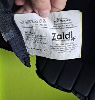 Chaleco protector equitación niñ@ Zaldi T-12