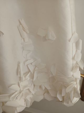 Vestido fiesta vintage blanco