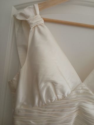 Vestido fiesta vintage blanco