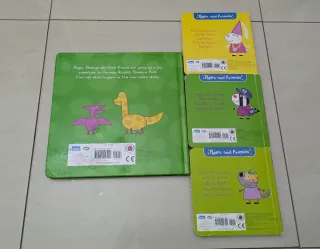 4 libros de Peppa Pig en inglés