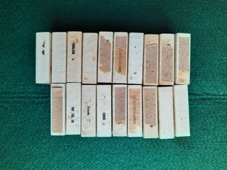 19 cajas cerillas antiguas colección FAUNA MARINA