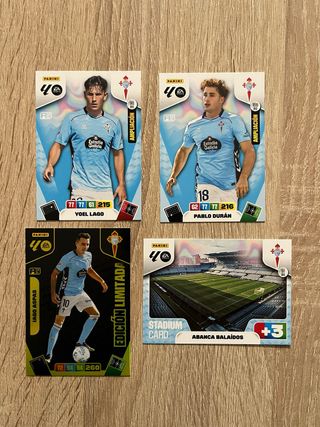 Actualización y EDL Adrenalyn 2025/26 Celta Vigo