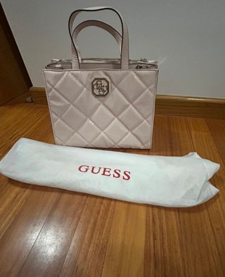 Bolso Guess Beige/Rosa