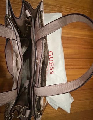 Bolso Guess Beige/Rosa