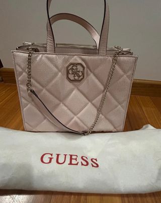 Bolso Guess Beige/Rosa