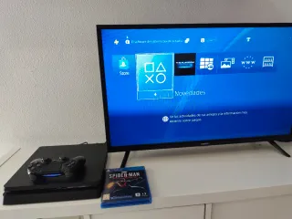 PS4 Slim 1TB + Mando + Spiderman