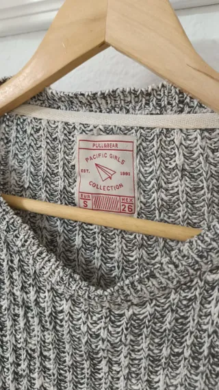 Jersey Pull&Bear gris jaspeado